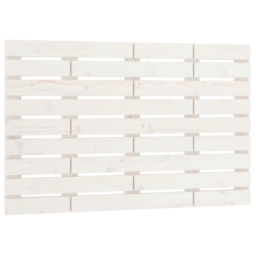 vidaXL Wall Headboard White 81x3x63 cm Solid Wood Pine