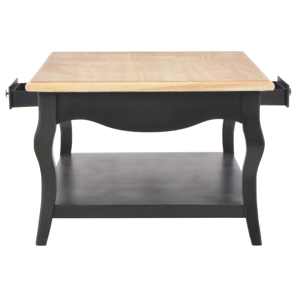 vidaXL Coffee Table Black 110x60x40 cm MDF