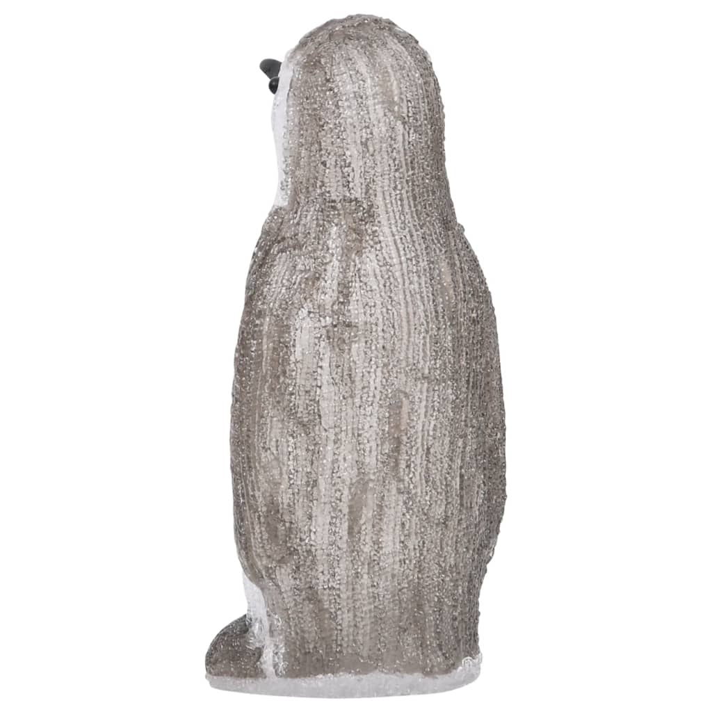 vidaXL LED Christmas Acrylic Penguin Figure Indoor and Outdoor 30cm