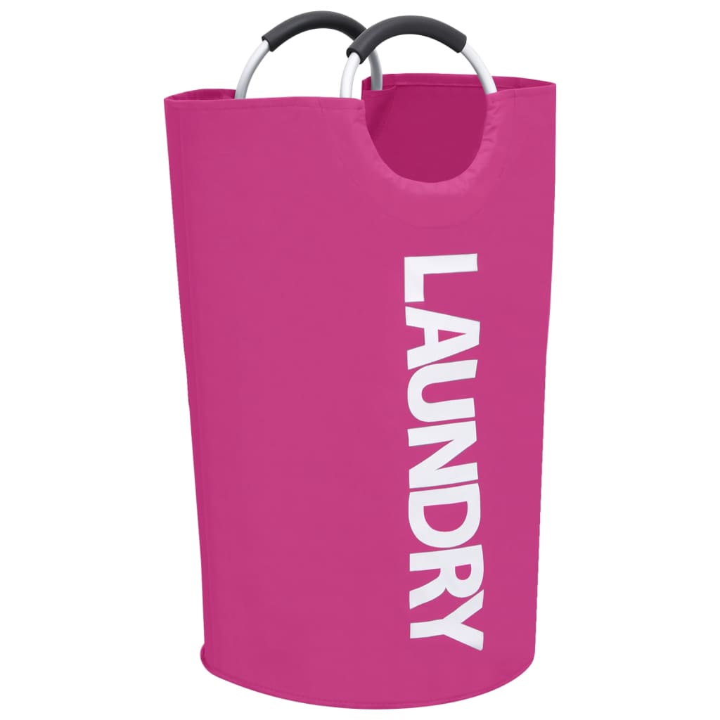 vidaXL Laundry Sorter Pink