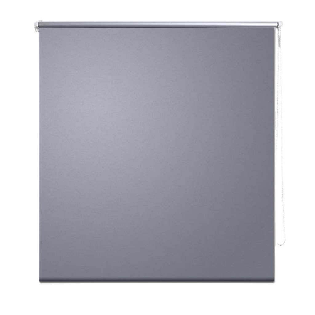 Roller Blind Blackout 140 x 175 cm Grey