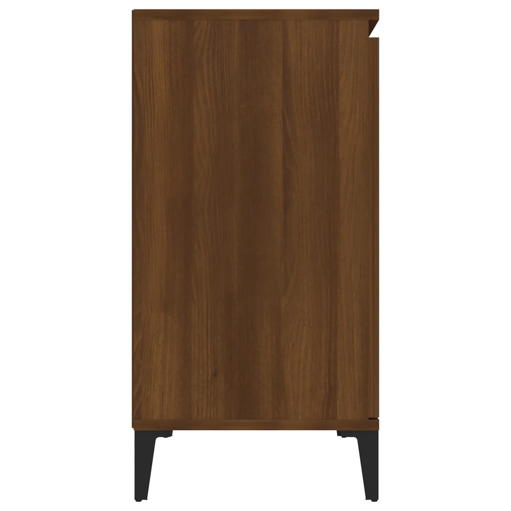 vidaXL Sideboard Brown Oak 104x35x70 cm Engineered Wood