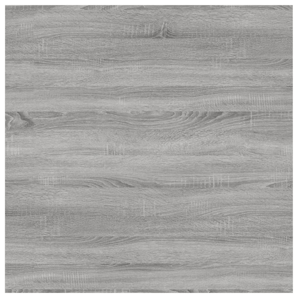 vidaXL Wall Shelves 4 pcs Grey Sonoma 40x50x1.5 cm Engineered Wood