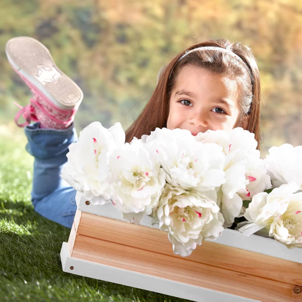 AXI Flower Box for Playhouse Brown and White