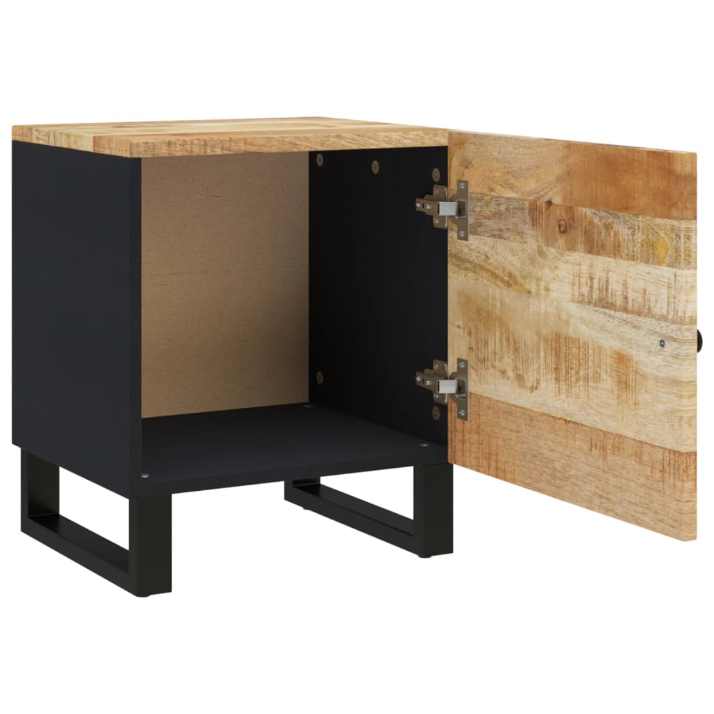vidaXL Bedside Cabinet 40x33x46 cm Solid Wood Mango