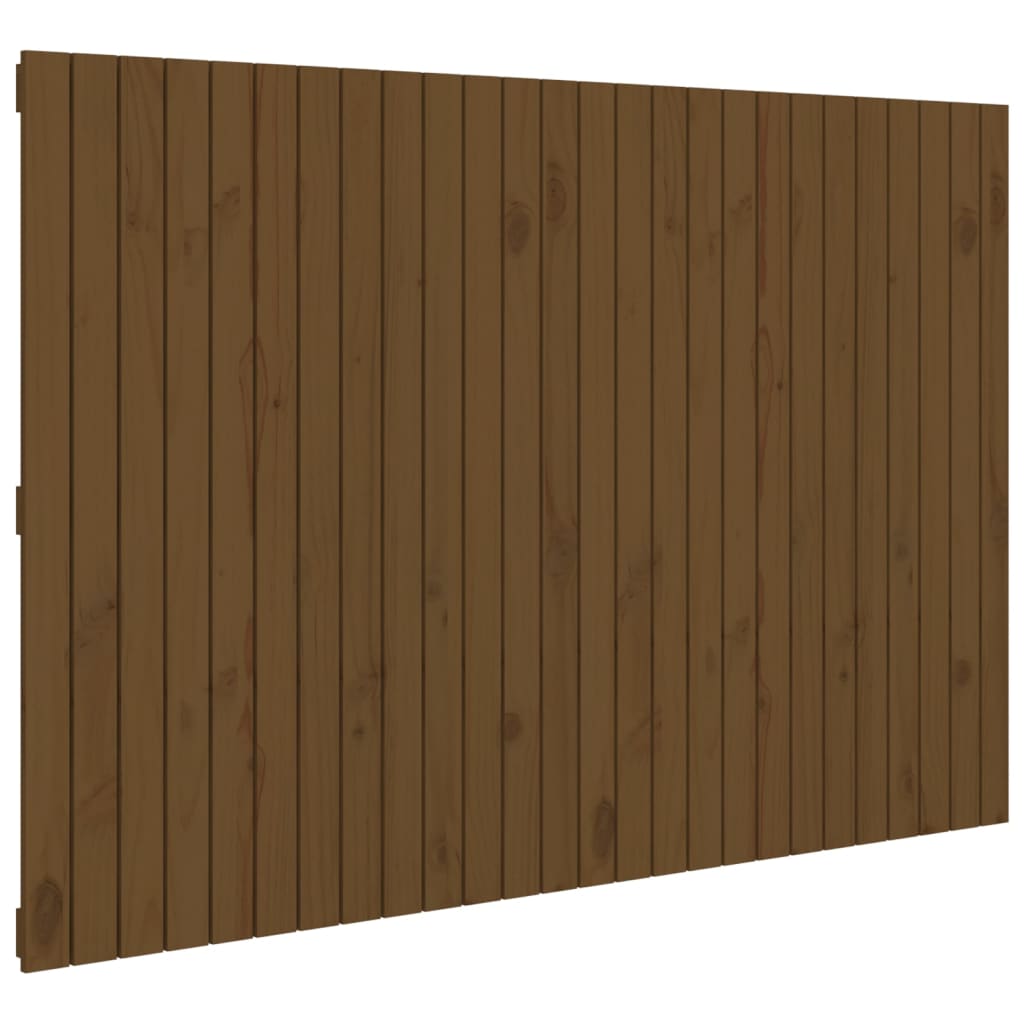 vidaXL Wall Headboard Honey Brown 166x3x110 cm Solid Wood Pine