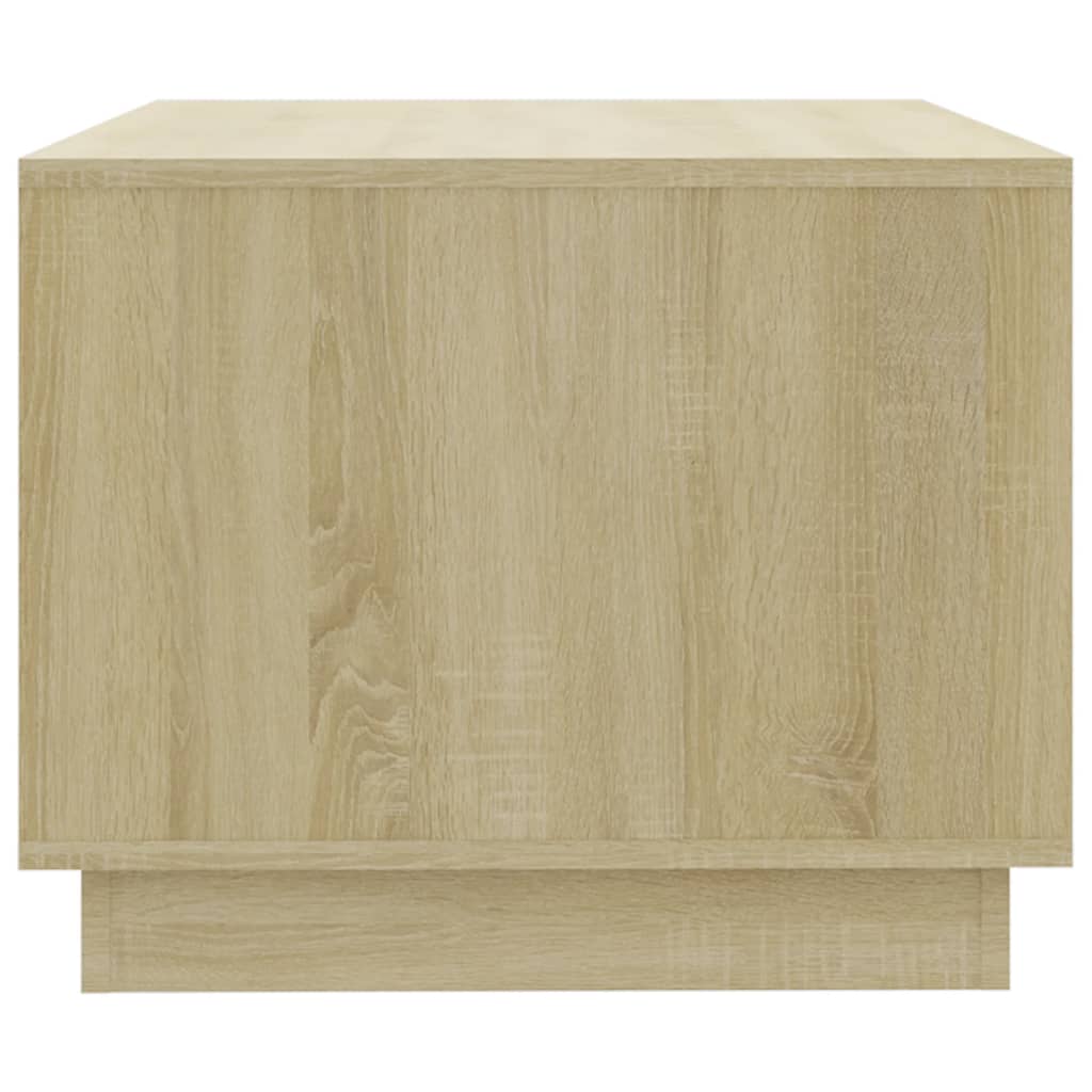 vidaXL Coffee Table Sonoma Oak 102.5x55x44 cm Engineered Wood