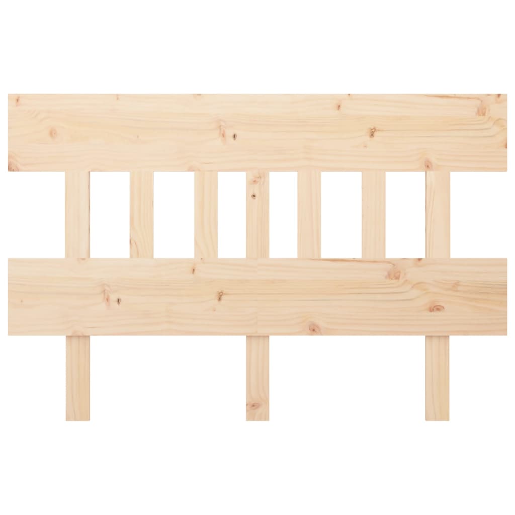vidaXL Bed Headboard 123.5x3x81 cm Solid Wood Pine