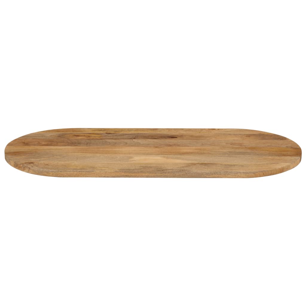 vidaXL Table Top 80x40x3.8 cm Oval Solid Wood Mango