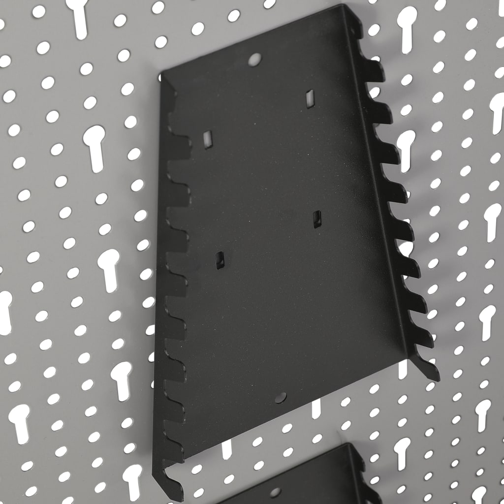 vidaXL Wall-mounted Peg Boards 3 pcs 40x58 cm Steel