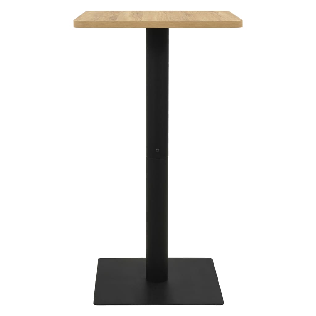 vidaXL Bistro Table Oak Colour 60x60x107 cm