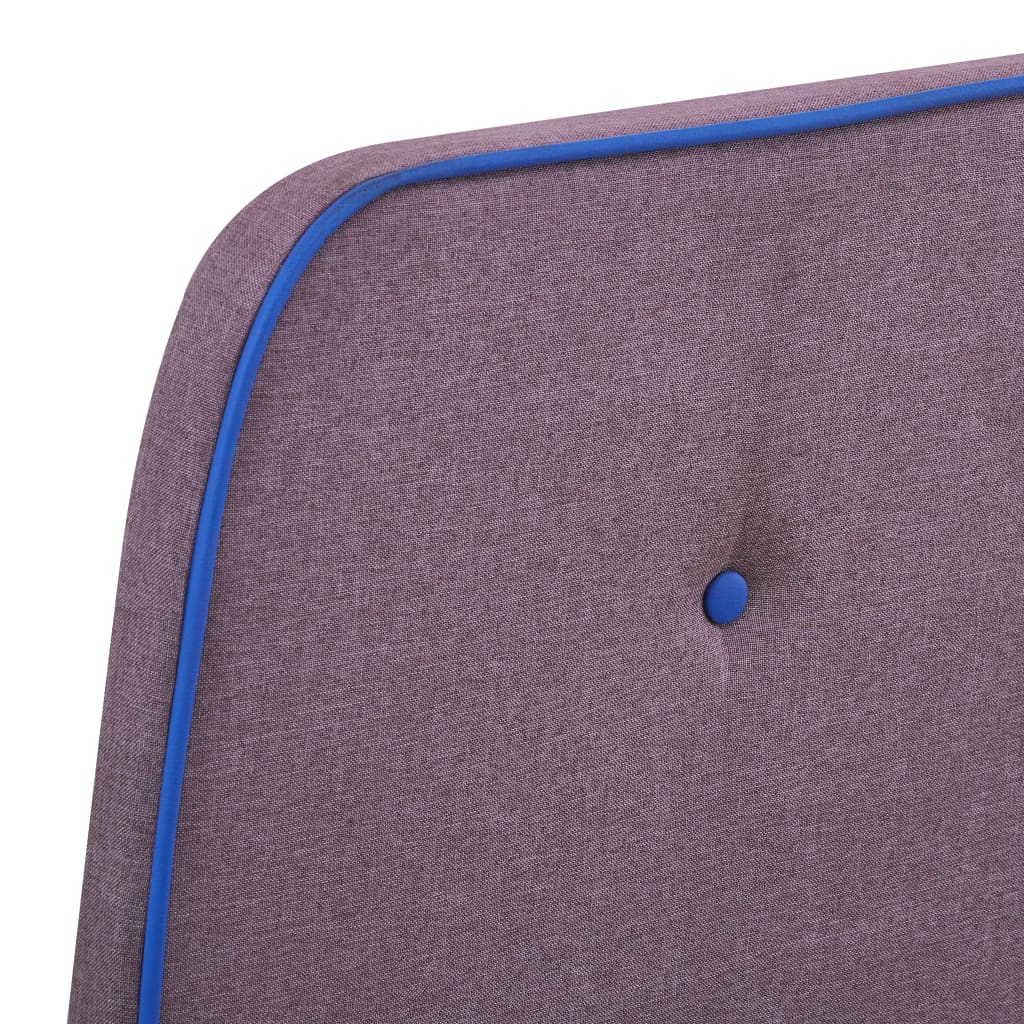 vidaXL Bed Frame Taupe Fabric 90x190 cm Single