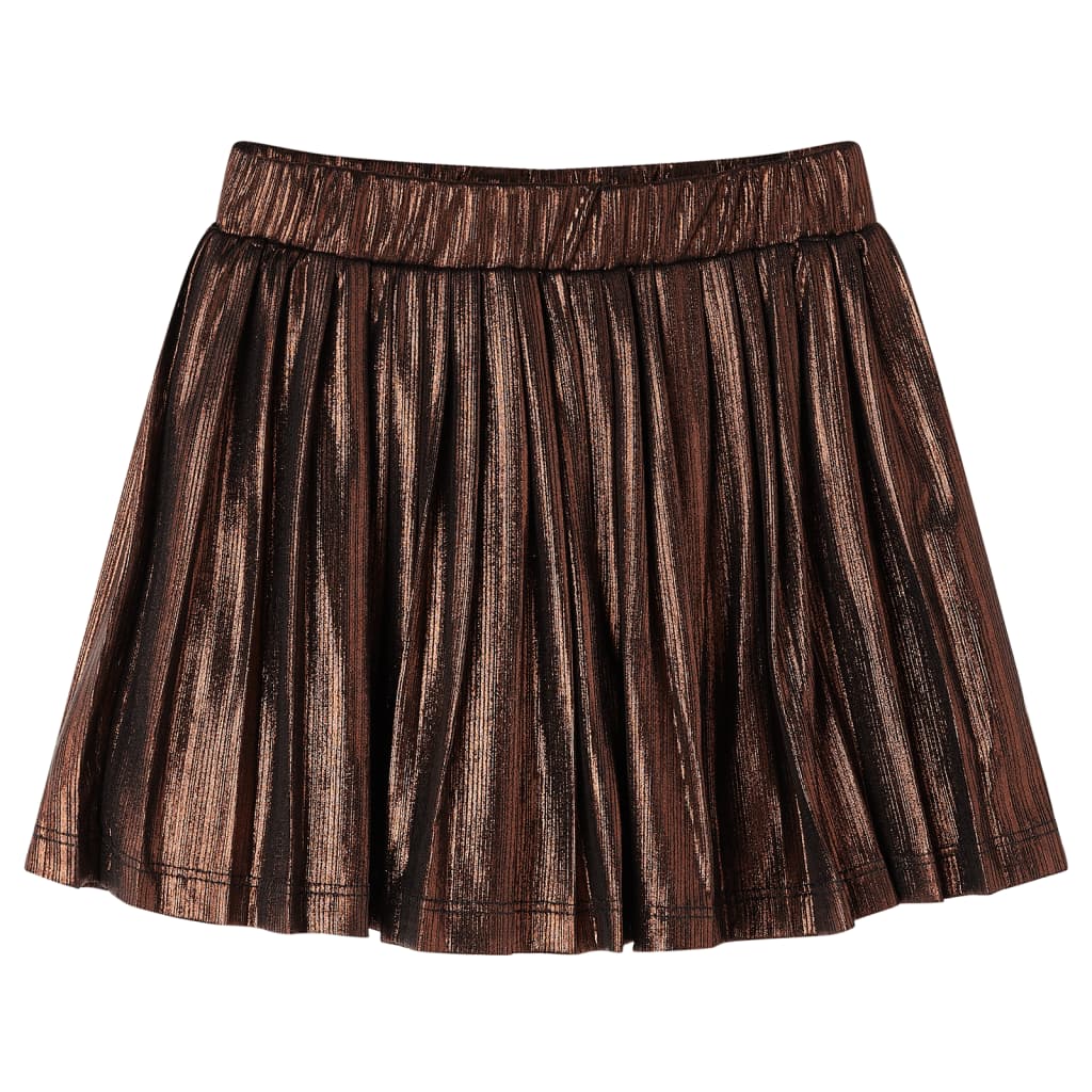 Kids' Skirt with Glitters Cognac 128
