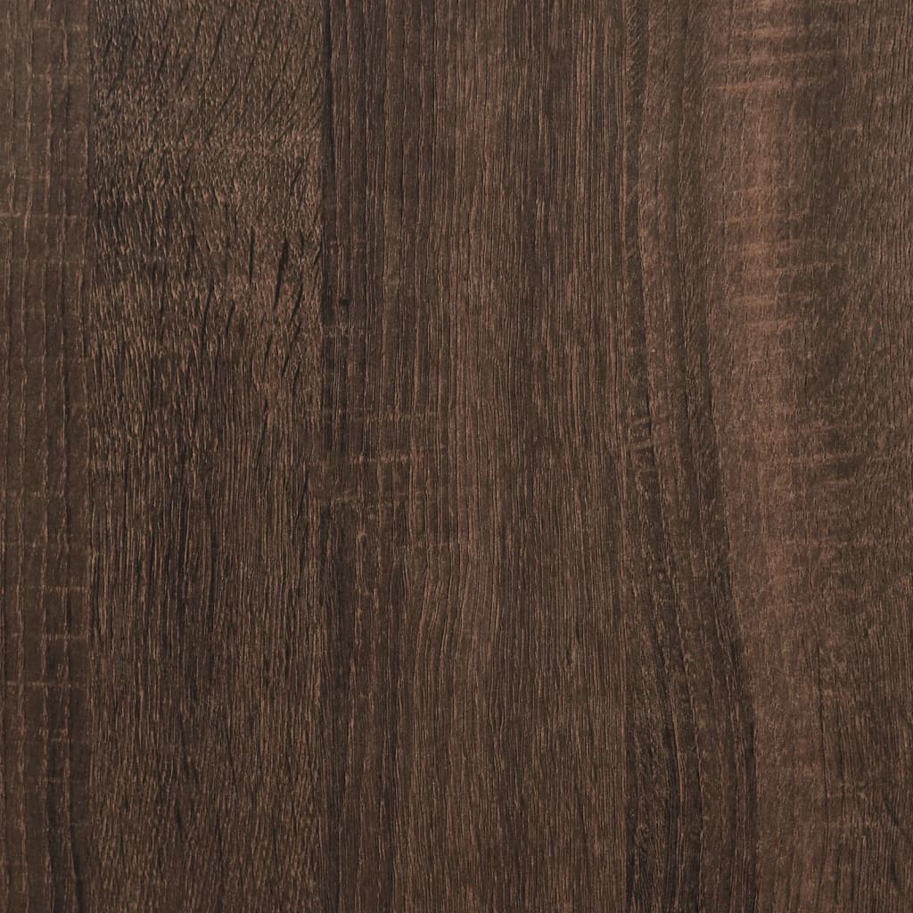 vidaXL Shoe Cabinet Brown Oak 60x34x96.5 cm Engineered Wood