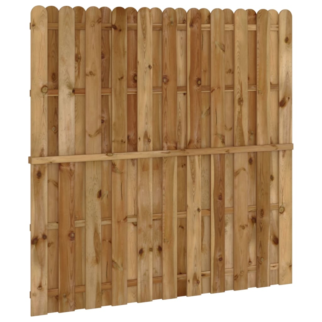 vidaXL Hit and Miss Fence Panel Pinewood 180x180 cm