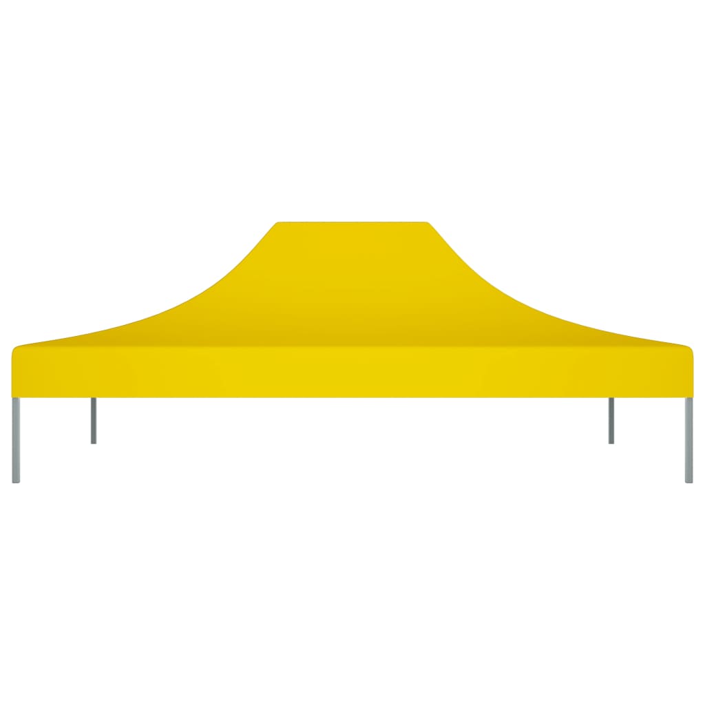 vidaXL Party Tent Roof 4x3 m Yellow 270 g/m²