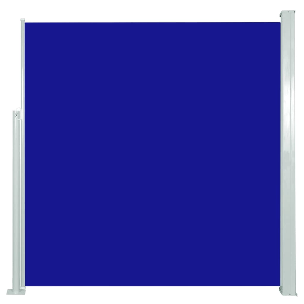vidaXL Retractable Side Awning 140 x 300 cm Blue