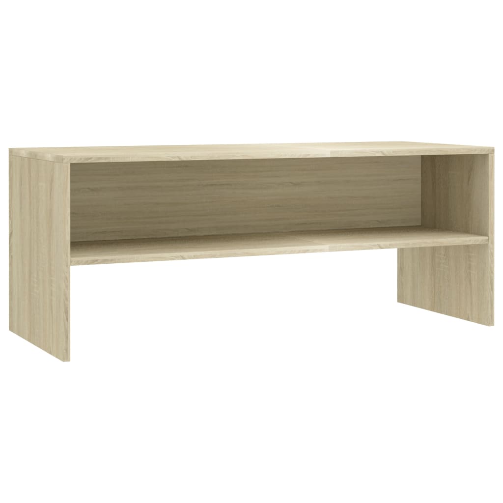 vidaXL TV Cabinet Sonoma Oak 100x40x40 cm Engineered Wood