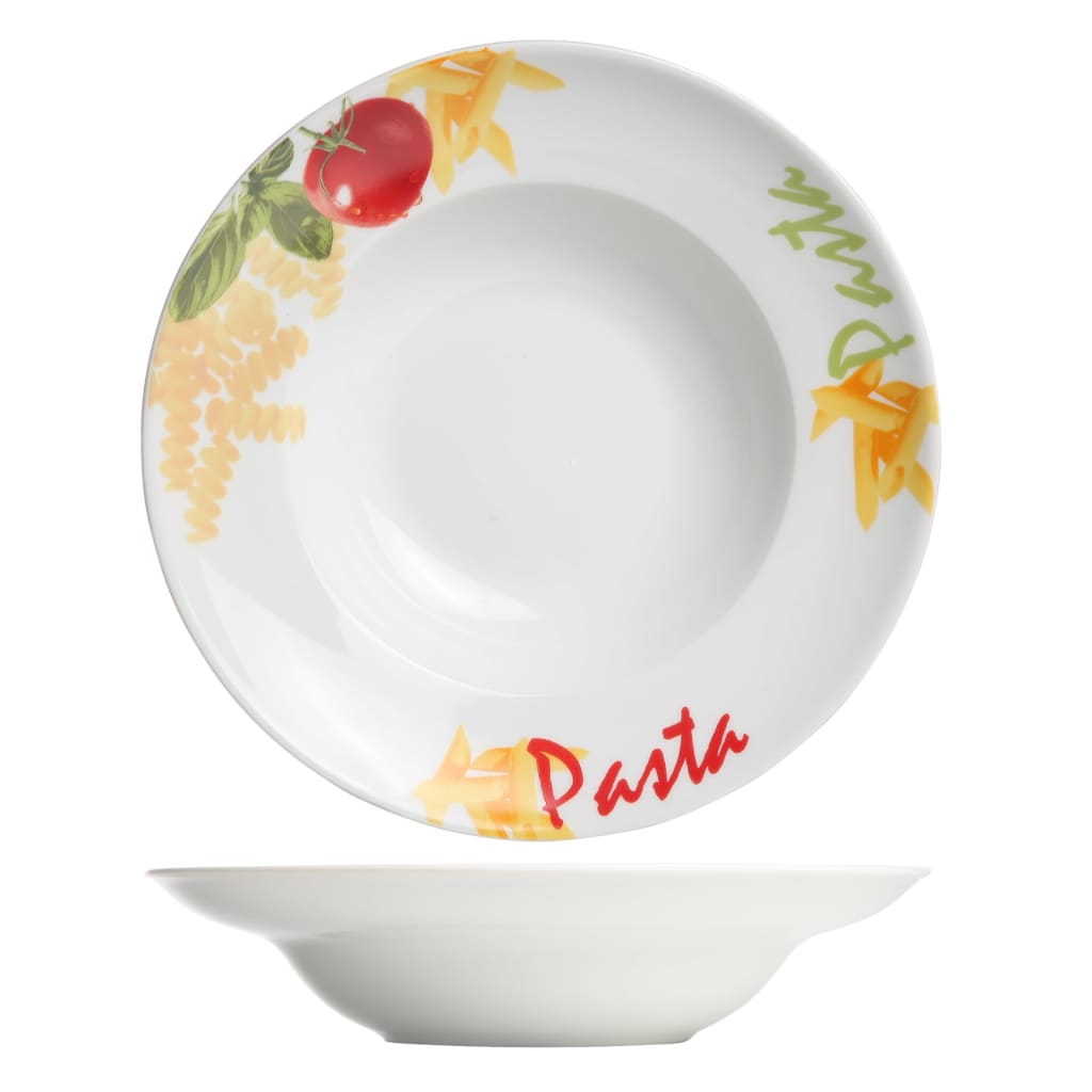 Cosy & Trendy Pasta Plate Deco 6 pcs 27.5 cm Multicolor
