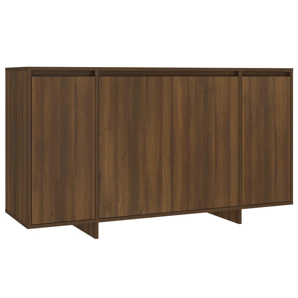 vidaXL Sideboard Brown Oak 135x41x75 cm Engineered Wood