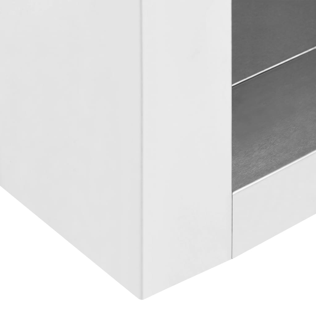 vidaXL Kitchen Wall Cabinet 120x40x50 cm Stainless Steel