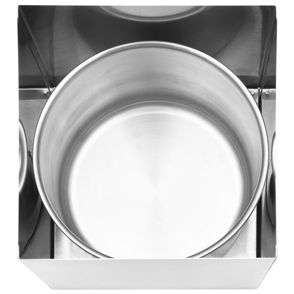 vidaXL Sauce Dispenser Stainless Steel 3.5 L