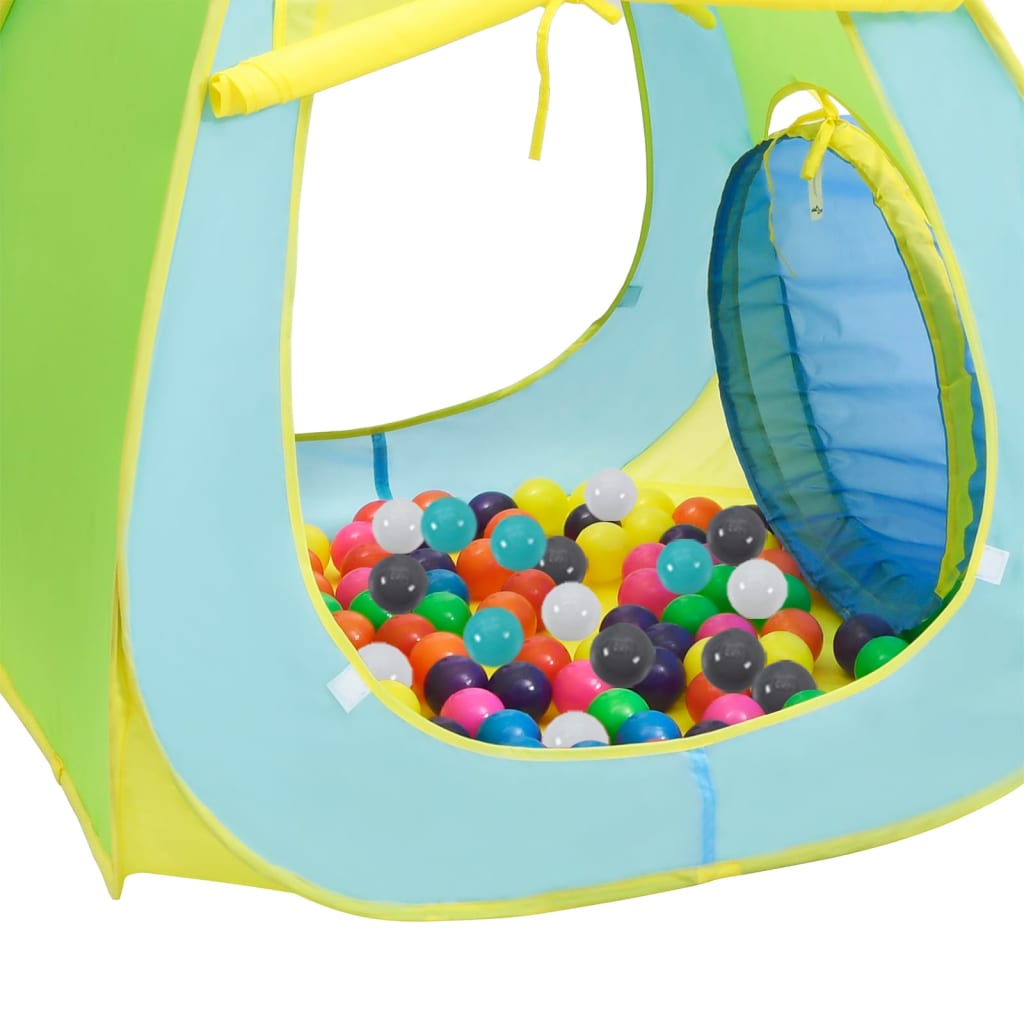 vidaXL Children Play Tent with 350 Balls Multicolour