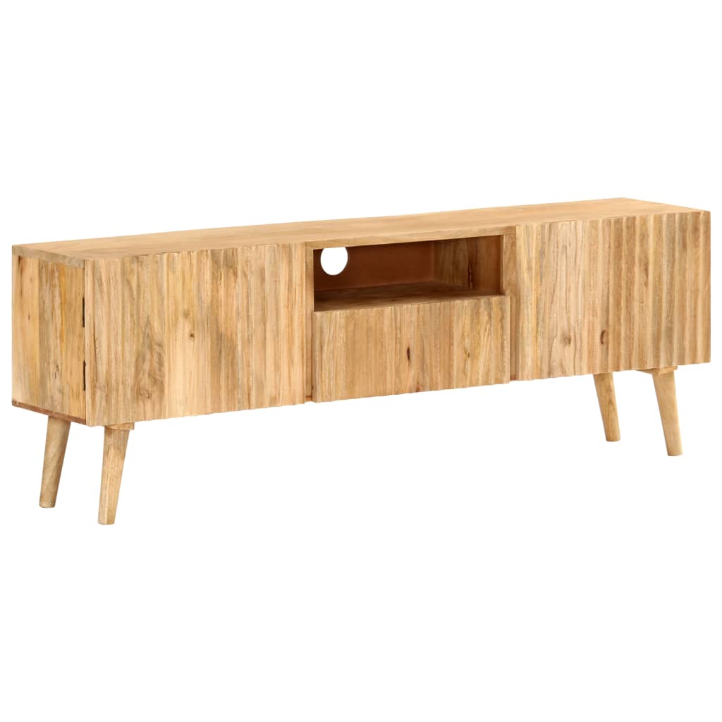 vidaXL TV Cabinet 140x30x49 cm Solid Mango Wood