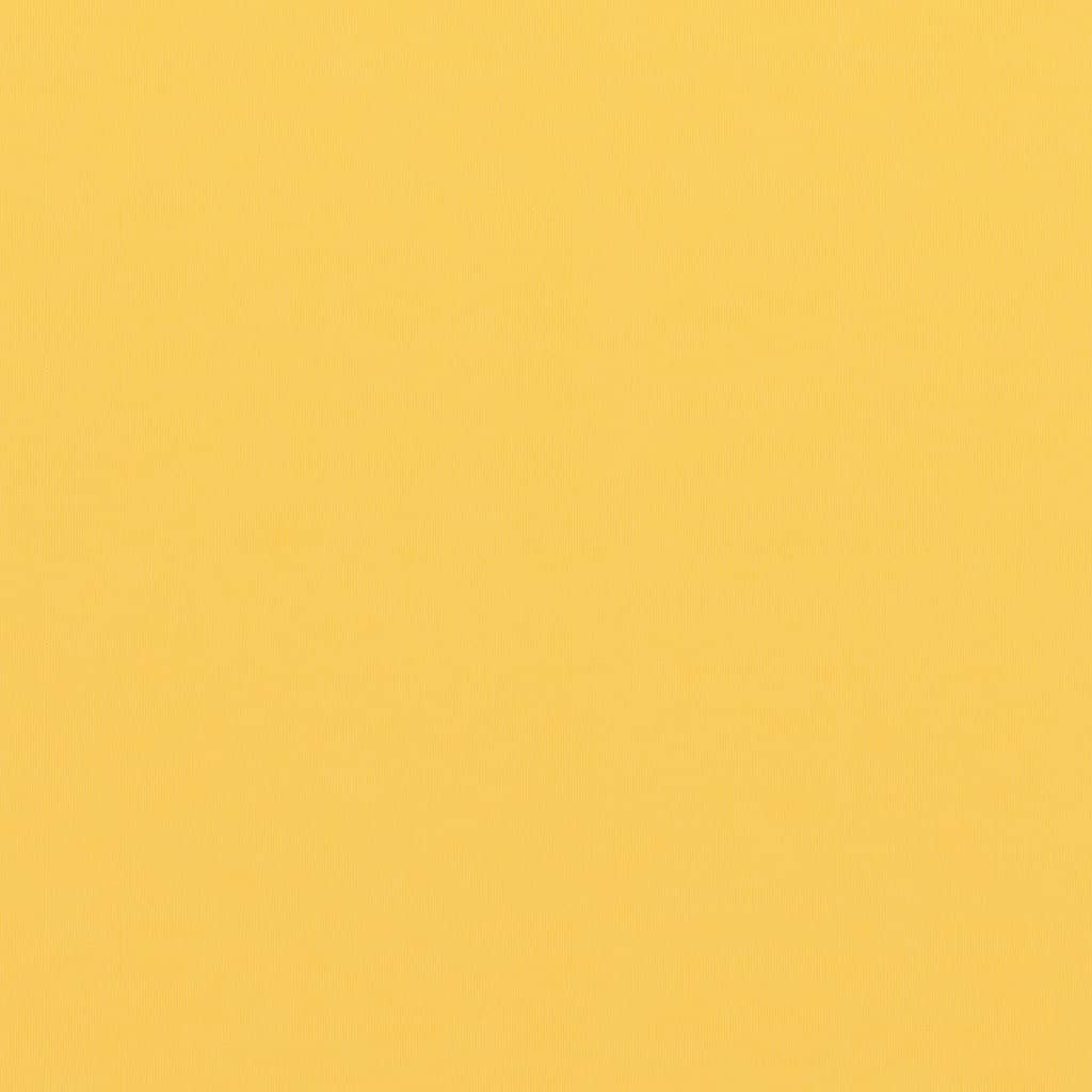 vidaXL Balcony Screen Yellow 120x600 cm Oxford Fabric