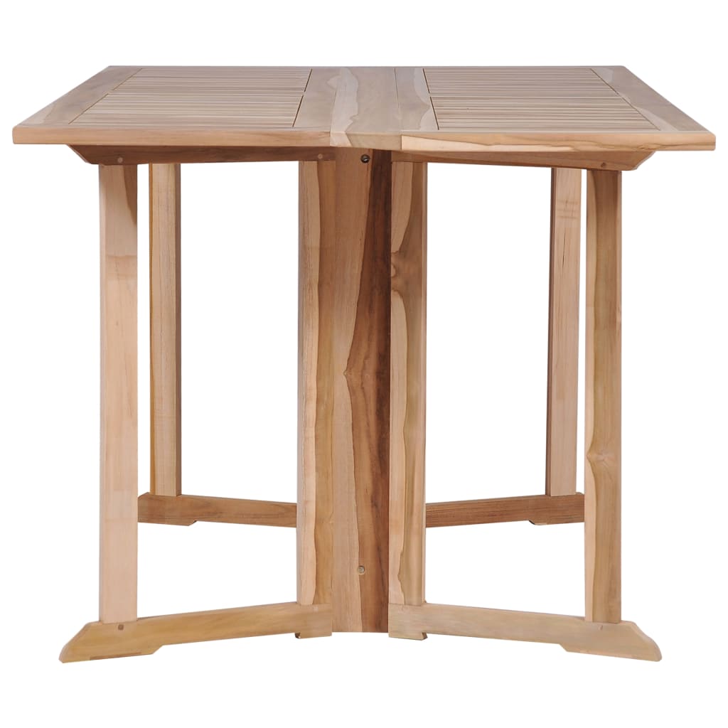 vidaXL Folding Butterfly Garden Table 150x90x75 cm Solid Teak Wood