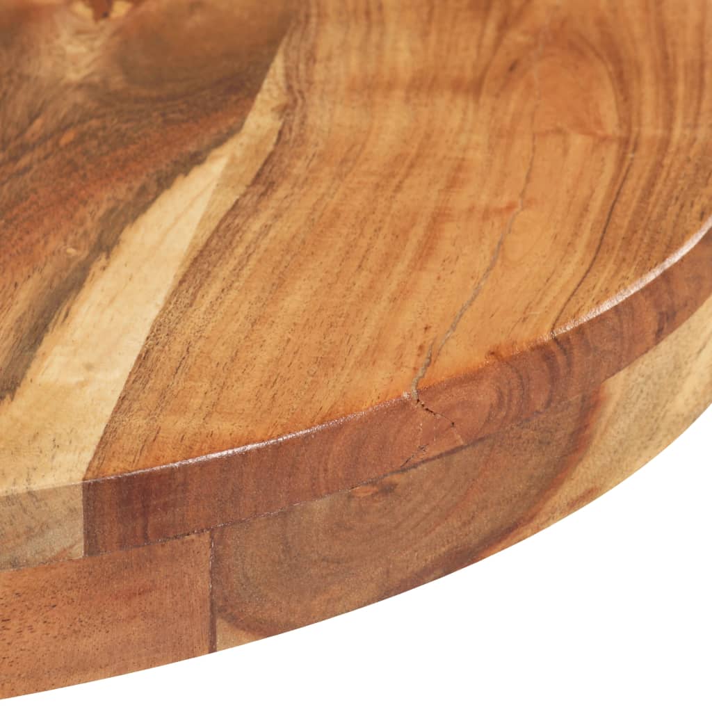 vidaXL Bistro Table Round Ø80x75 cm Solid Acacia Wood