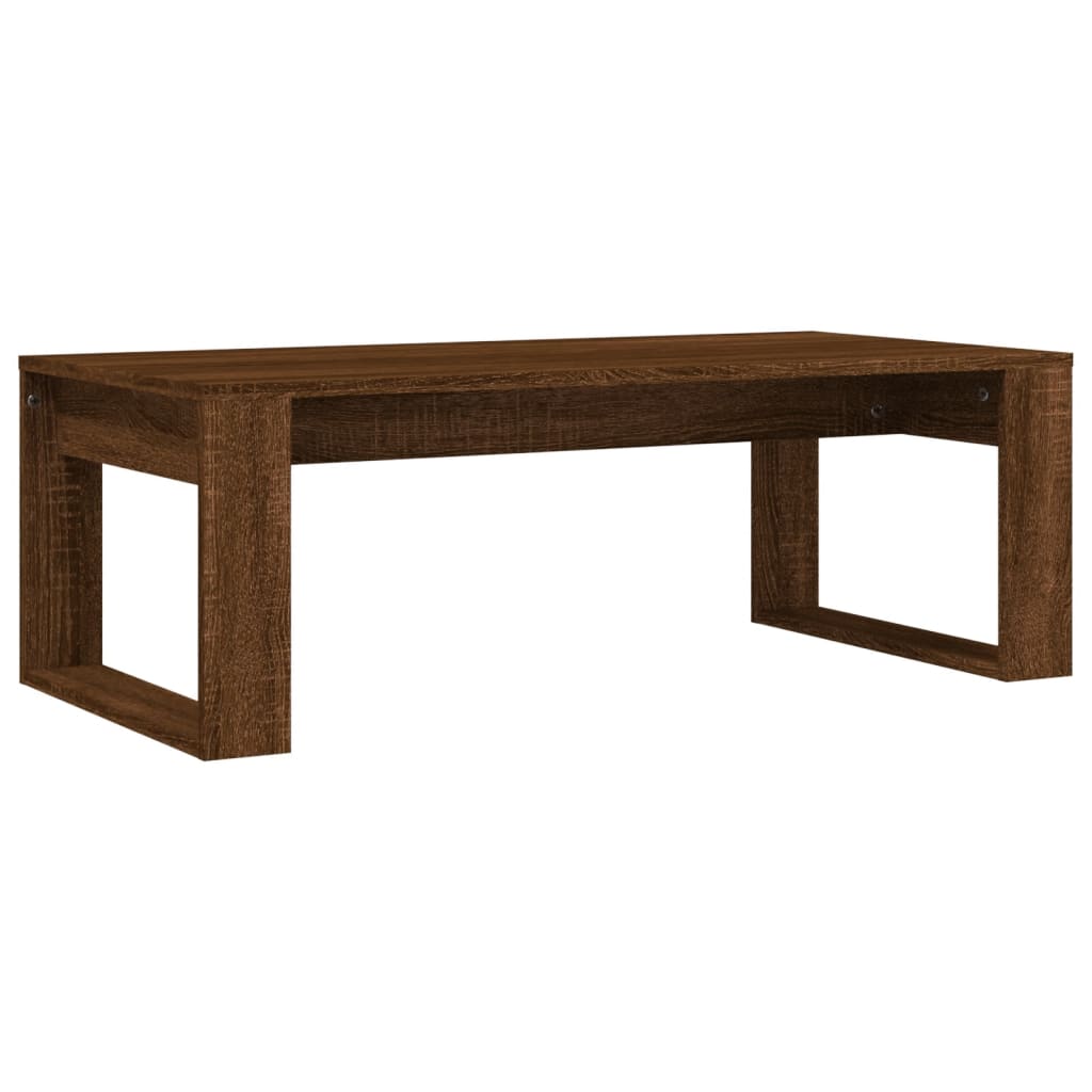 vidaXL Coffee Table Brown Oak 102x50x35 cm Engineered Wood