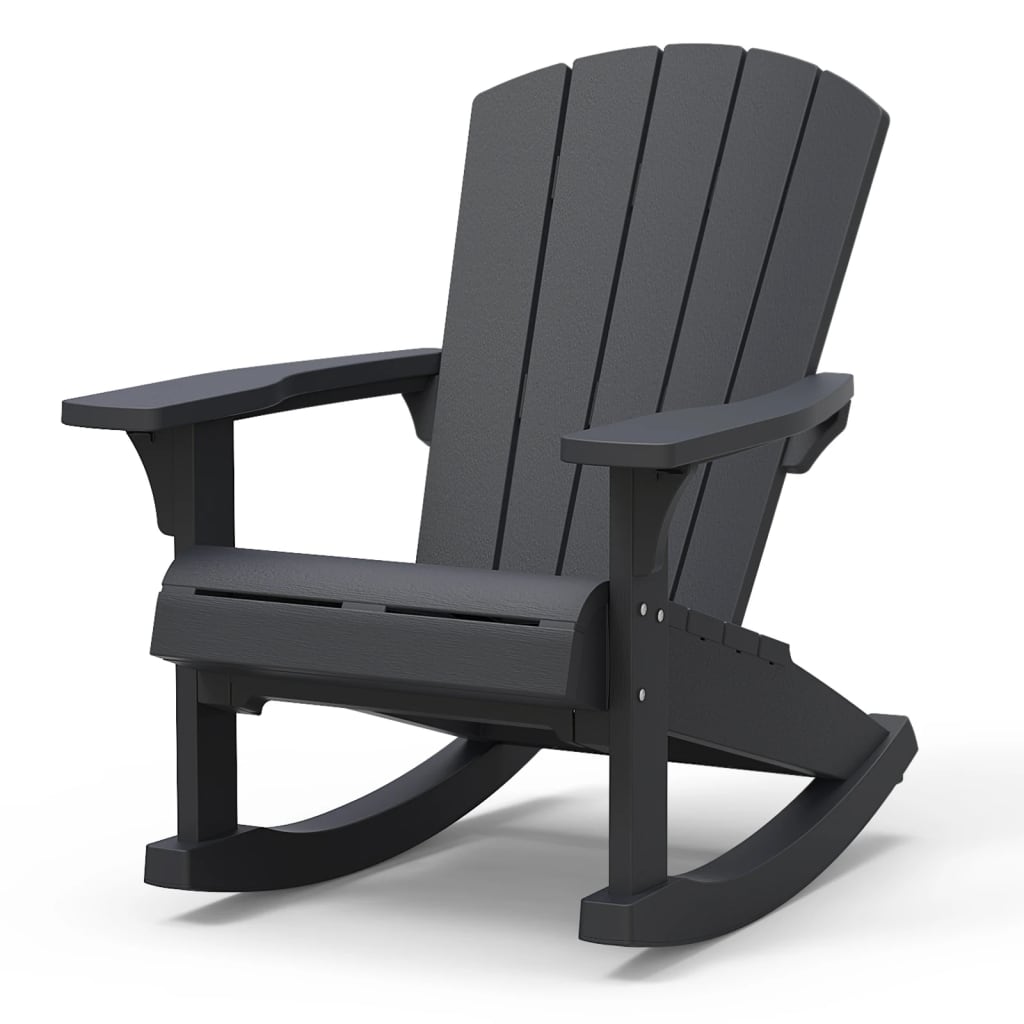 Keter Adirondack Rocking Chair Troy Graphite