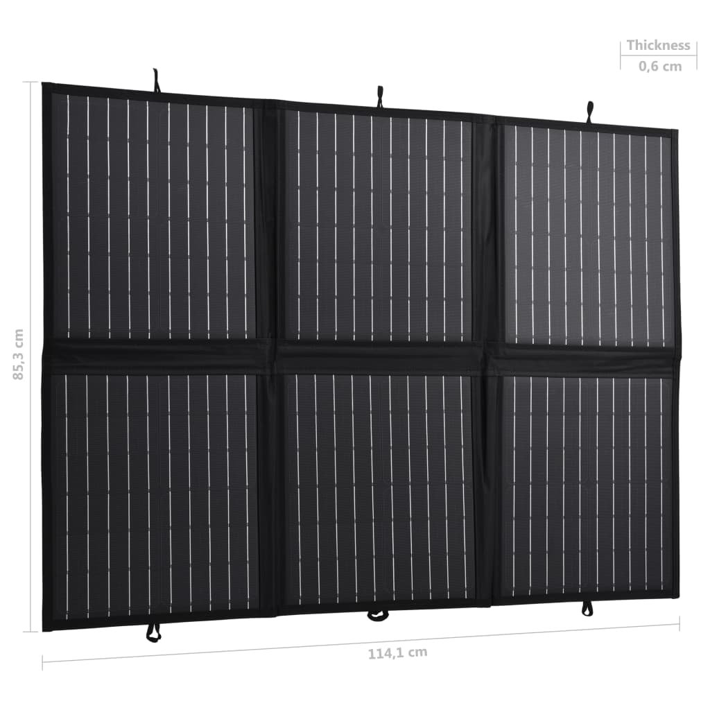 vidaXL Foldable Solar Panel Charger 120 W 12 V