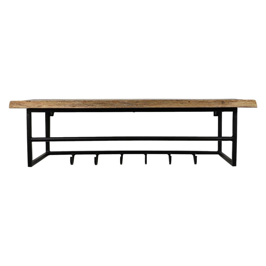HSM Collection Wall Coat Rack 90x30x30 cm
