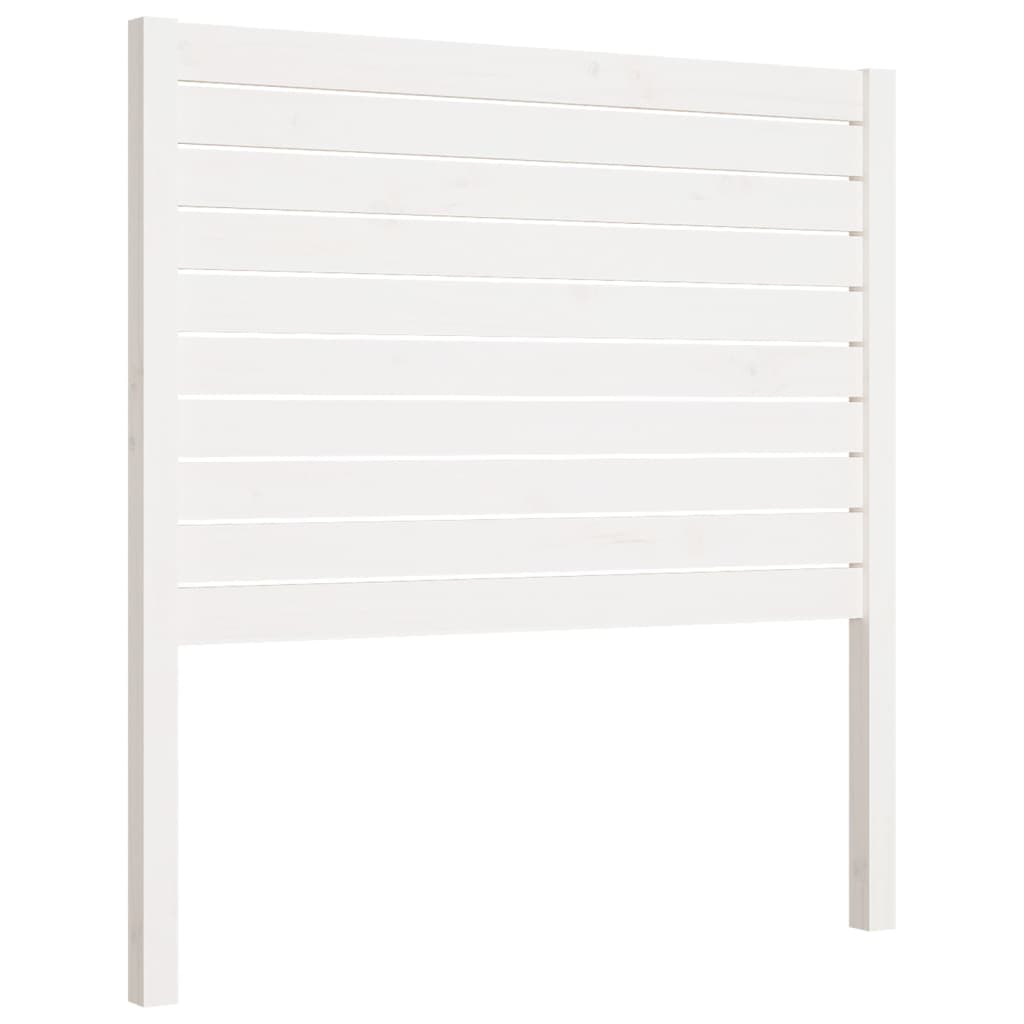 vidaXL Bed Headboard White 96x4x100 cm Solid Wood Pine