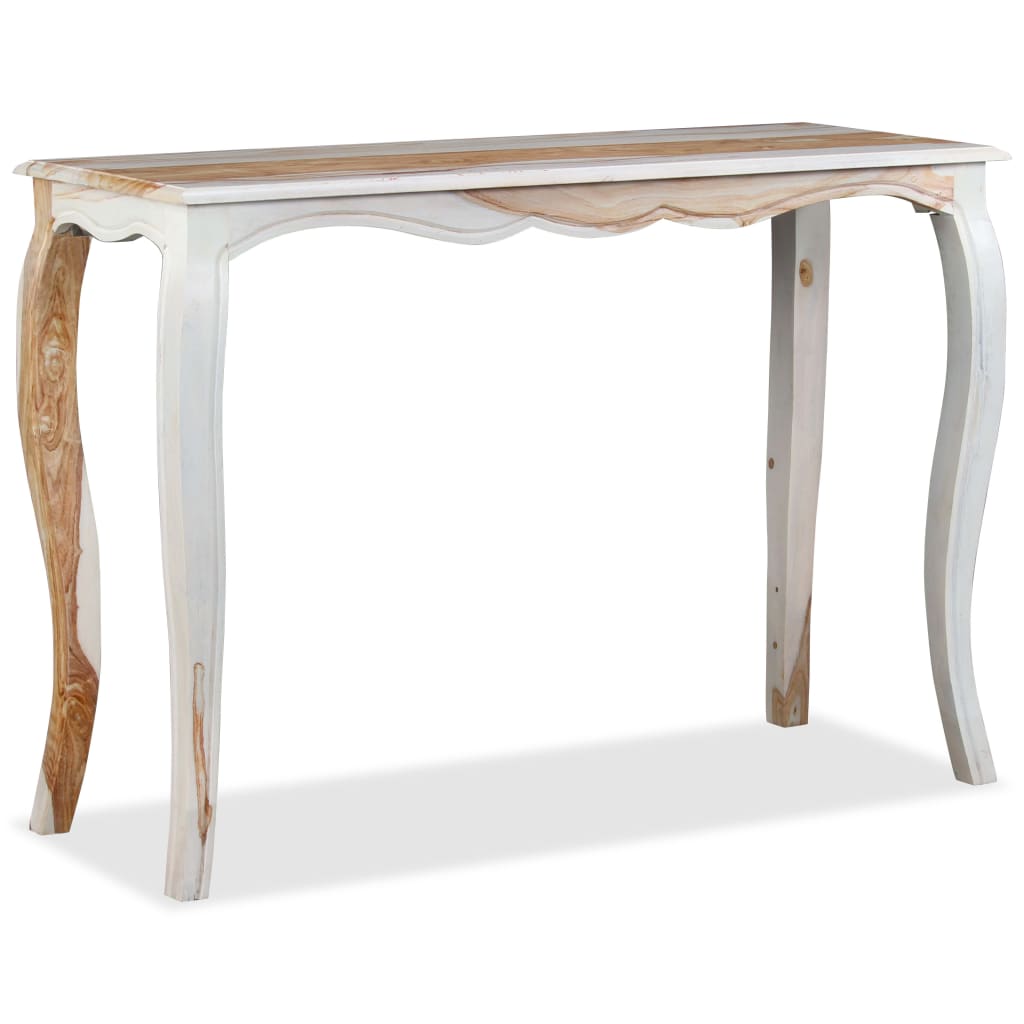 vidaXL Console Table Solid Sheesham Wood 110x40x76 cm