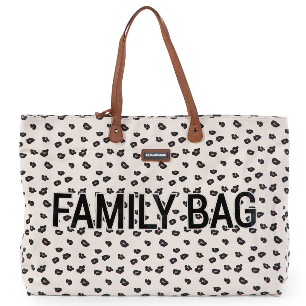 CHILDHOME Family Bag Canvas Leopard