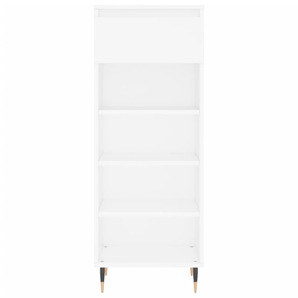 vidaXL Shoe Cabinet White 40x36x105 cm Engineered Wood