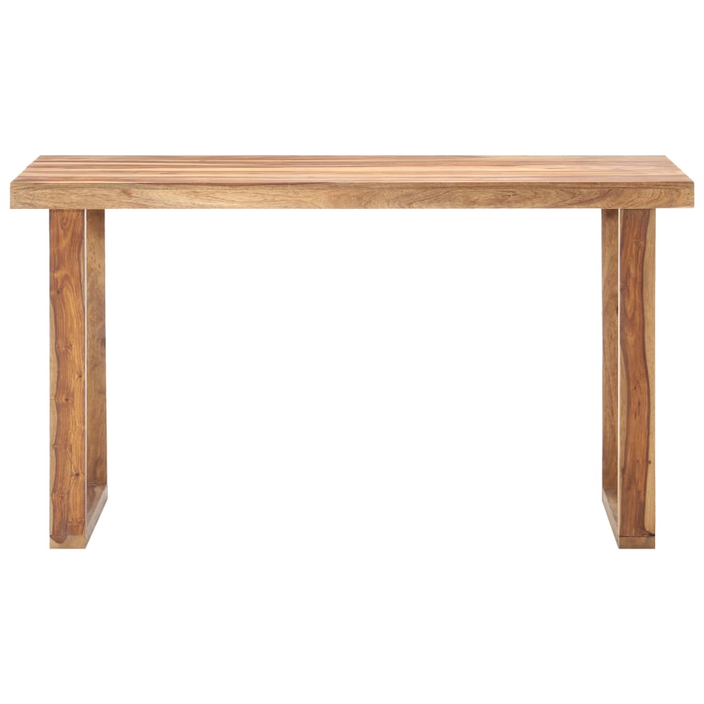 vidaXL Dining Table 140x70x76 cm Solid Sheesham Wood