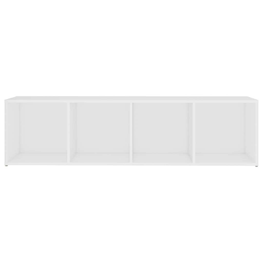 vidaXL TV Cabinet White 142.5x35x36.5 cm Chipboard