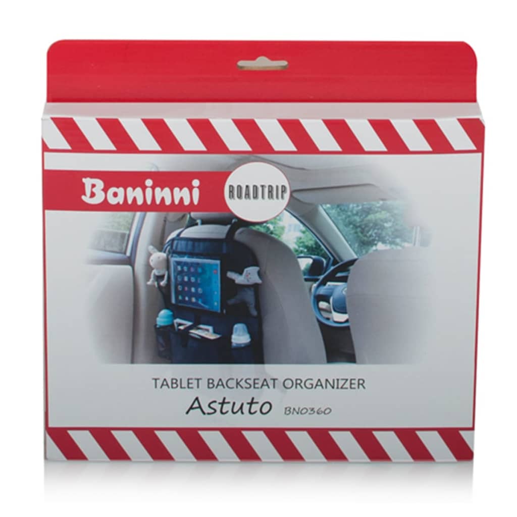Baninni Tablet Backseat Organiser Astuto Black BNCSA006-BK