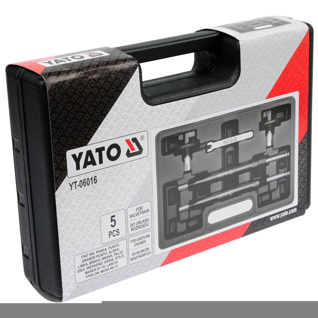 YATO Five Piece Petrol Engine Locking Tool Set Fiat YT-06016