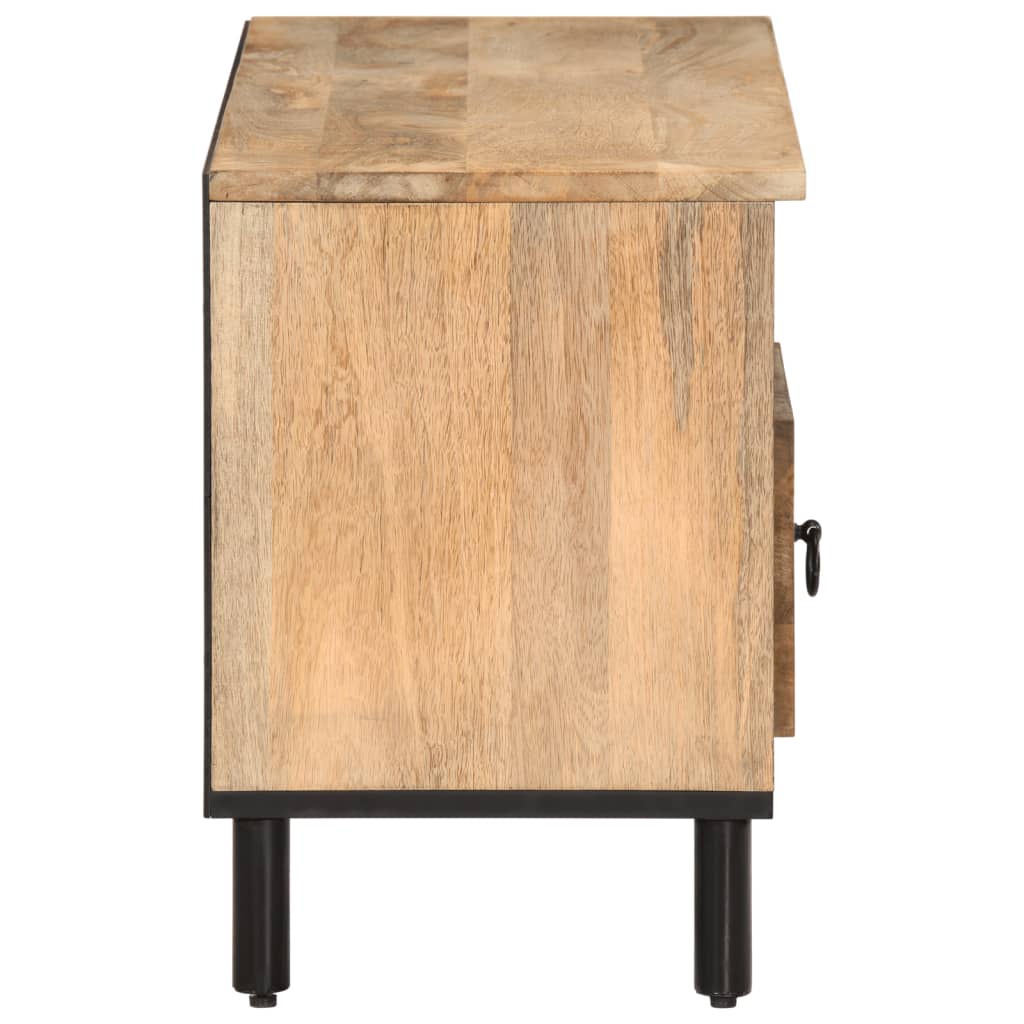 vidaXL TV Cabinet 100x33x46 cm Solid Wood Mango