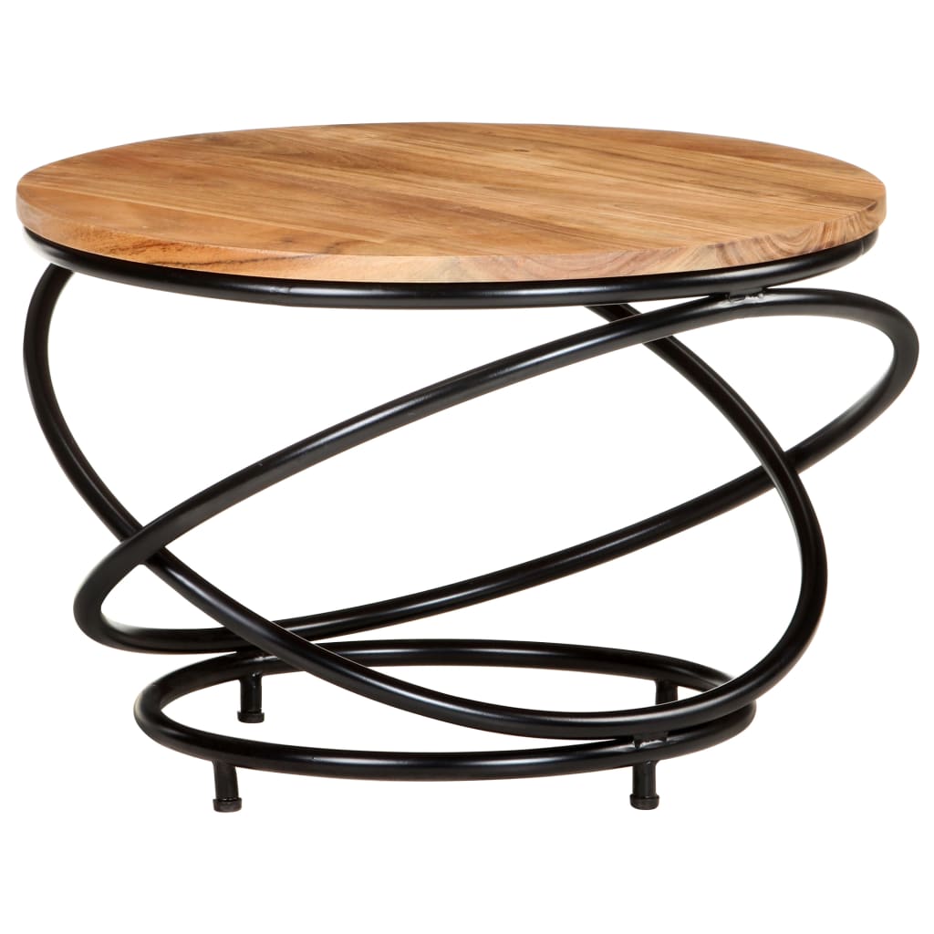vidaXL Coffee Table 60x60x40 cm Solid Acacia Wood