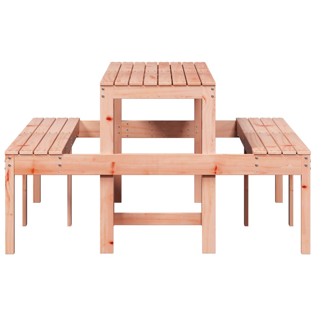vidaXL Picnic Table 160x134x75 cm Solid Wood Douglas