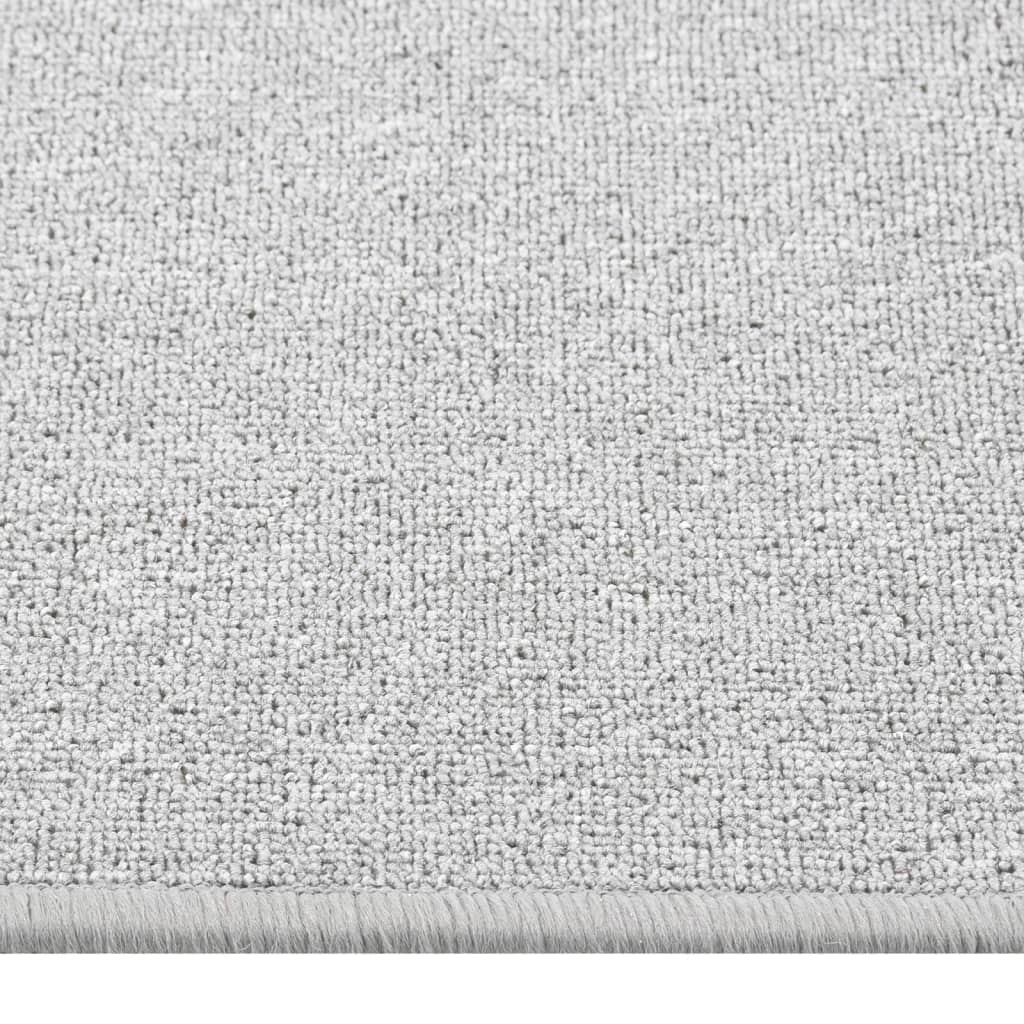 vidaXL Carpet Runner Light Grey 80x400 cm
