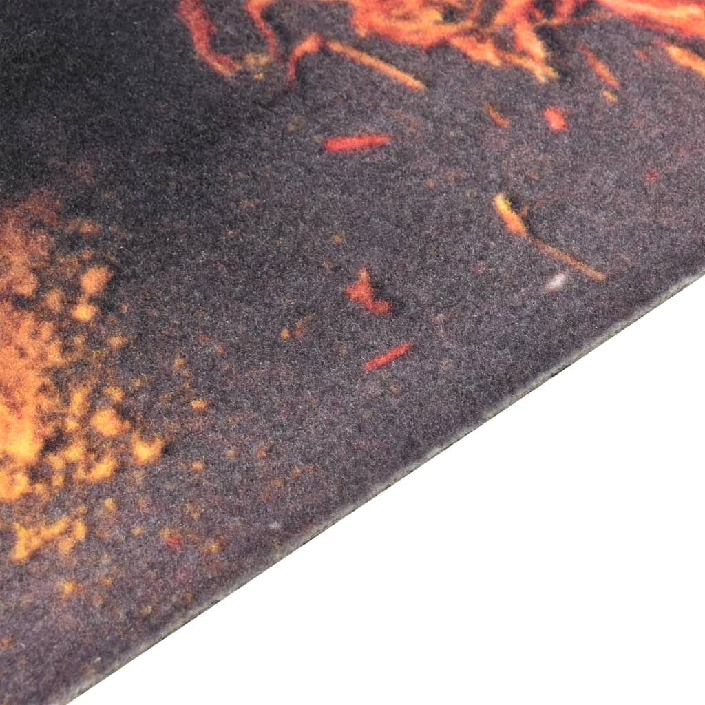 vidaXL Kitchen Carpet Washable Spoons 45x150 cm