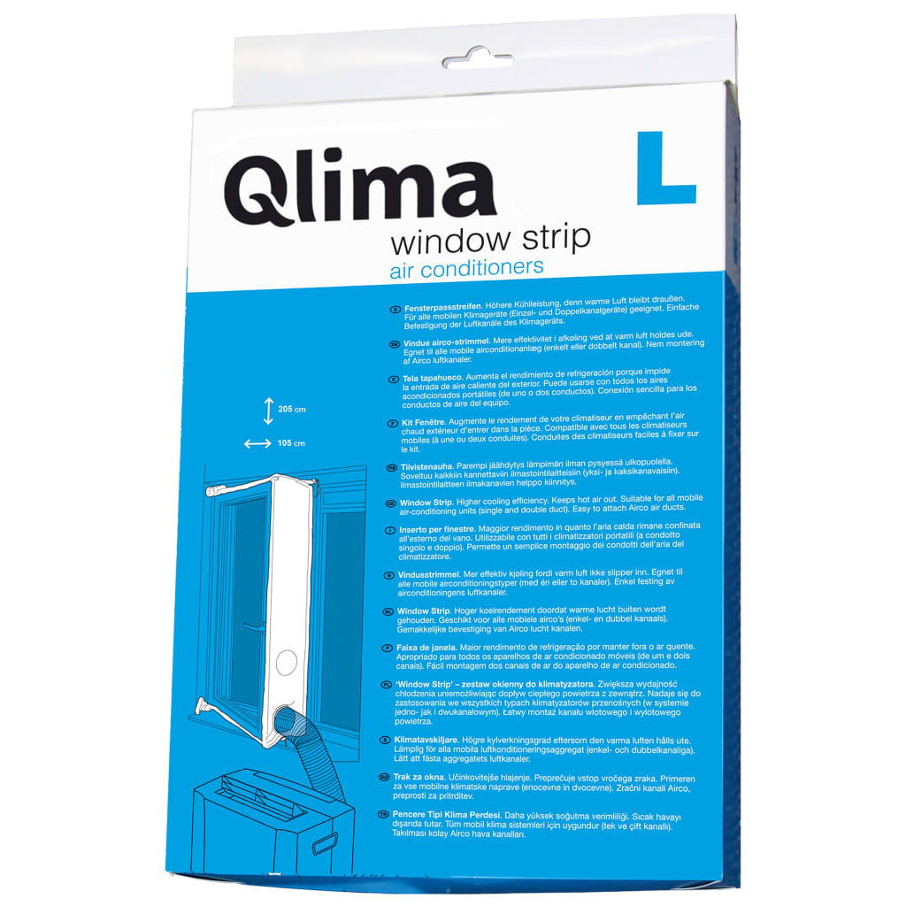 Qlima Portable Air Accessory Window fitting KIT Large