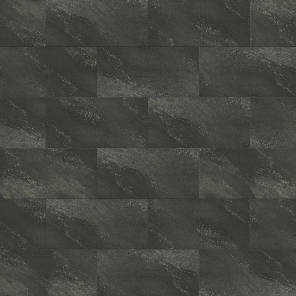 Grosfillex Wallcovering Tile Gx Wall+ 5pcs Stone 45x90cm Dark Grey